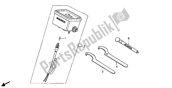 Todas las partes para Medidor De Viaje Fop-2 Y Llave de Honda XR 250R 1988