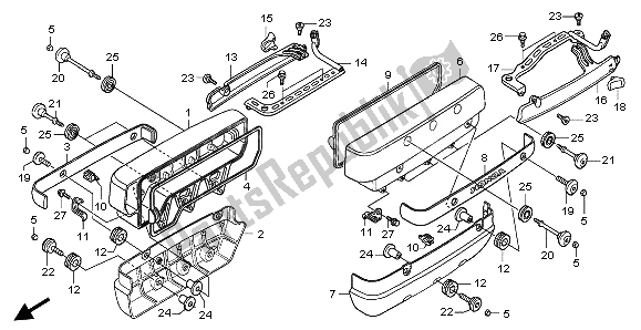 Todas las partes para Cubierta De Tapa De Cilindro de Honda GL 1800 2009