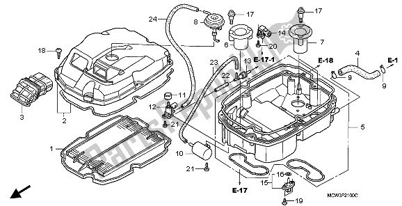 Tutte le parti per il Filtro Dell'aria del Honda VFR 800 2003