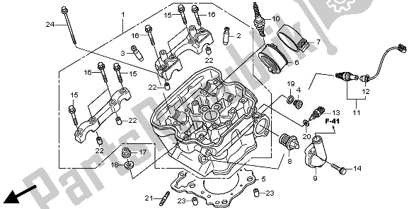 Todas las partes para Cabeza De Cilindro de Honda CBR 250 RA 2011