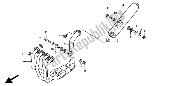 Todas las partes para Silenciador De Escape de Honda CBR 900 RR 1999