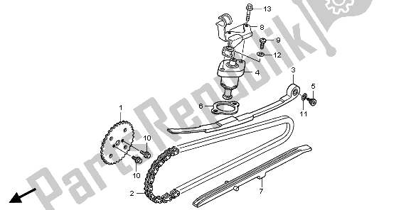 Todas las partes para Cadena De Levas Y Tensor de Honda PES 150 2006