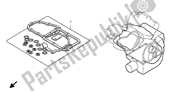 Todas as partes de Kit De Junta Eop-2 B do Honda VTR 1000F 1999