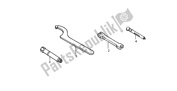 Tutte le parti per il Utensili del Honda CRF 450R 2007