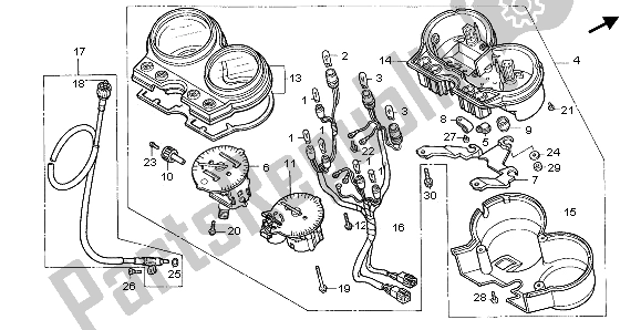 Todas las partes para Metro (mph) de Honda CB 500 1997