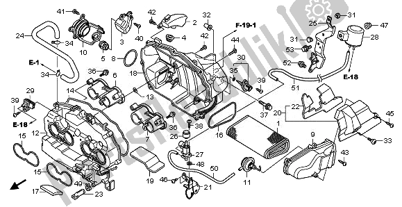 Todas las partes para Filtro De Aire de Honda CB 1000R 2011