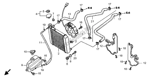 Tutte le parti per il Termosifone del Honda FES 125A 2008