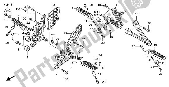 Todas las partes para Paso de Honda CBR 1000 RR 2007