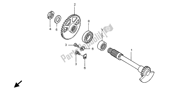 Tutte le parti per il Equilibratore del Honda CRF 450X 2009