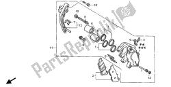 FRONT BRAKE CALIPER (L.)