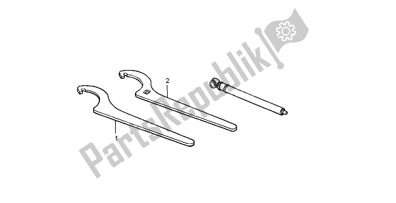 All parts for the Tools of the Honda CR 80 RB LW 2002