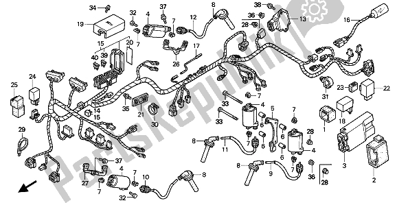 Tutte le parti per il Cablaggio del Honda VFR 750F 1994