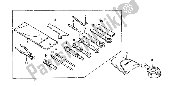 All parts for the Tools of the Honda CBR 600F 1994