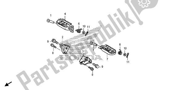 Todas las partes para Paso de Honda CRF 250X 2013