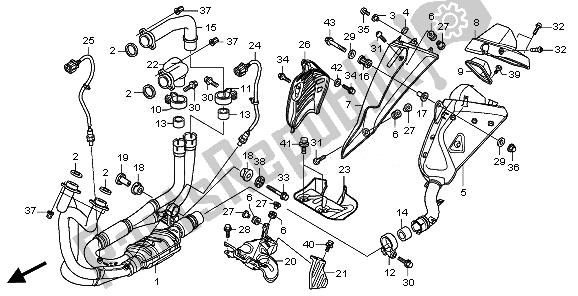Todas las partes para Silenciador De Escape de Honda VFR 1200 FD 2011
