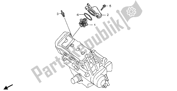 All parts for the Thermostat of the Honda CBR 900 RR 1995