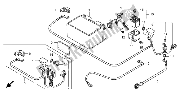 Toutes les pièces pour le Batterie du Honda CB 1300 SA 2009