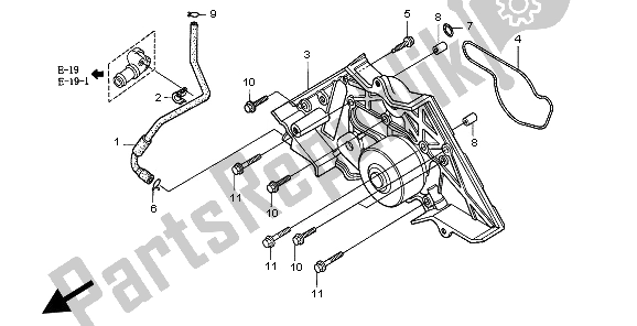 Tutte le parti per il Pompa Dell'acqua del Honda ST 1100 1997