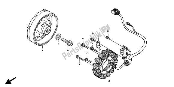 Todas las partes para Generador de Honda CBR 1000 RR 2013