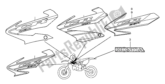 Todas las partes para Marca de Honda CR 85 RB LW 2006