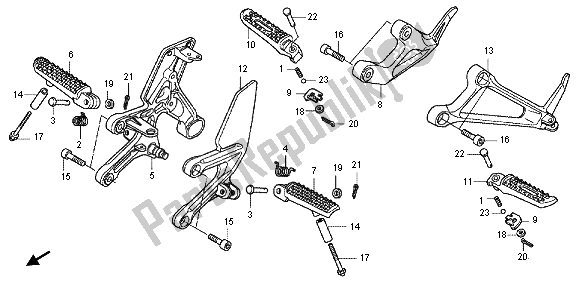 Wszystkie części do Krok Honda CB 1000 RA 2012