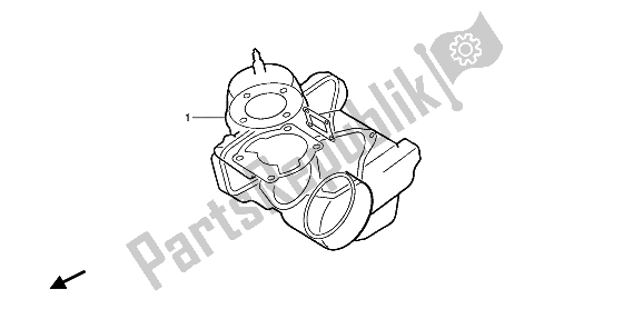 All parts for the Eop-1 Gasket Kit of the Honda CR 80R 1992