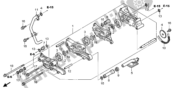 All parts for the Oil Pump of the Honda TRX 680 FA Fourtrax Rincon 2009