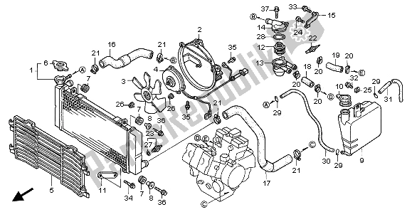 Wszystkie części do Ch? Odnica Samochodowa Honda VFR 750F 1996