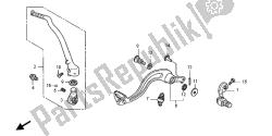 pedal y brazo de arranque