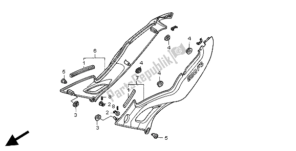 Wszystkie części do Boczna Ok? Adka Honda CBR 600F 1998