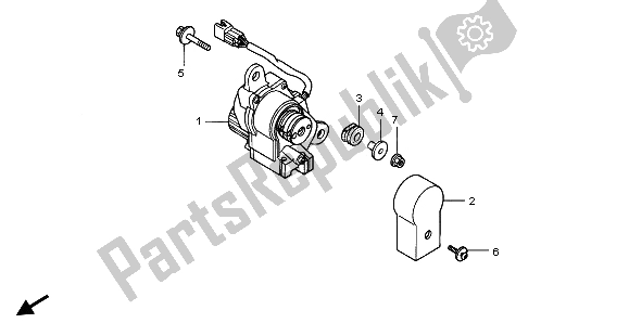 Tutte le parti per il Servomotore del Honda CR 250R 2007