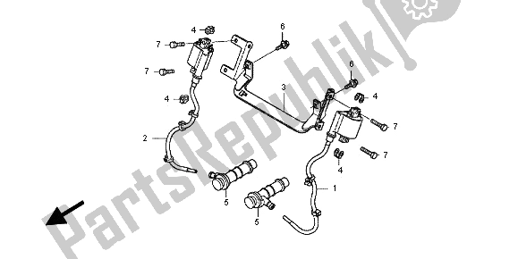 All parts for the Ignition Coil of the Honda NC 700 XA 2012