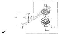 kit de pièces optionnelles carburateur