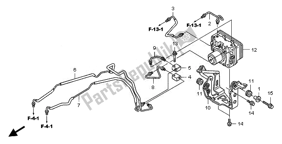 Todas las partes para Modulador De Abs de Honda CB 1300 SA 2008