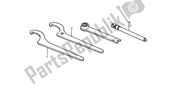 Todas las partes para Herramientas de Honda CR 80R SW 1998