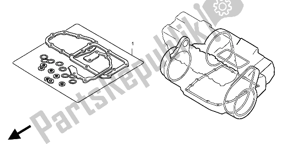 All parts for the Eop-2 Gasket Kit B of the Honda CBR 900 RR 1998