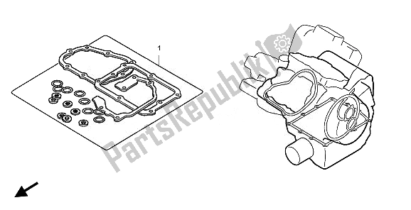 All parts for the Eop-2 Gasket Kit B of the Honda VT 750S 2011