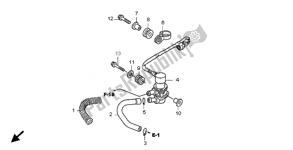 Todas las partes para Válvula De Solenoide de Honda SH 150R 2011