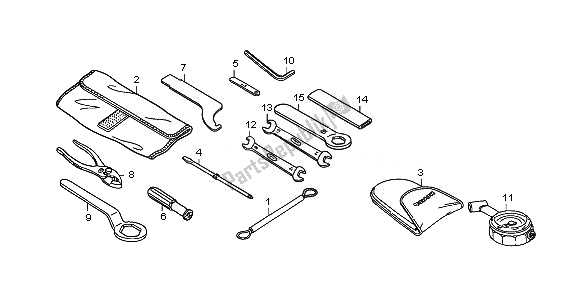 Todas las partes para Herramientas de Honda CBR 600 RR 2010