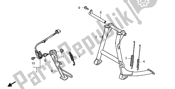 All parts for the Stand of the Honda NT 700 VA 2006