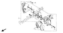 FRONT BRAKE CALIPER (L.)