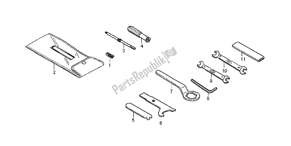 Todas las partes para Herramientas de Honda CBR 1000 RR 2013