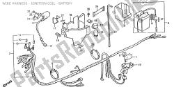 WIRE HARNESS - IGNITION COIL - BATTERY