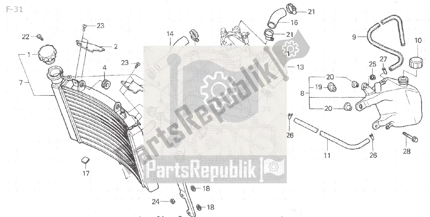 Wszystkie części do F-31 Honda NSR 250 1994