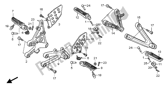 Wszystkie części do Krok Honda CBR 600 RR 2005