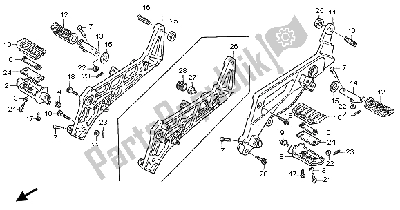 Todas las partes para Paso de Honda NT 650V 2003