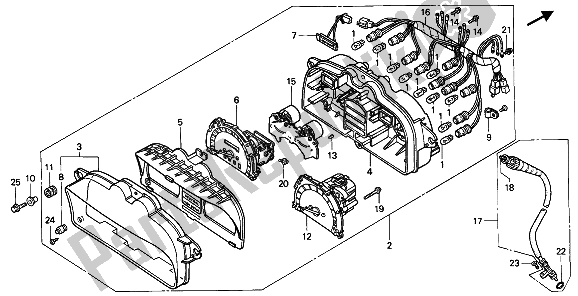 Tutte le parti per il Metro del Honda PC 800 1989