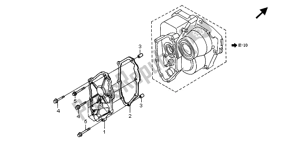 Tutte le parti per il Copertura Del Turno del Honda ST 1100 1995