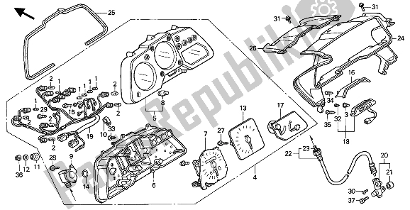 Todas las partes para Metro (mph) de Honda VFR 750F 1991