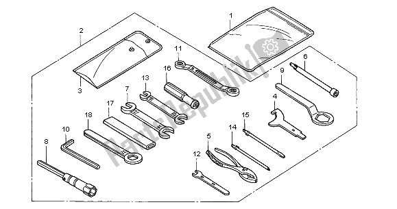 All parts for the Tools of the Honda CBR 900 RR 2002